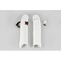 Fork Slider Protector + Quick Starter white for Ktm SX 250/XC 250 - SX 125/XC 125 - SX 450 - SX 400 - SX 520 - SX-F 250/XCF 2...