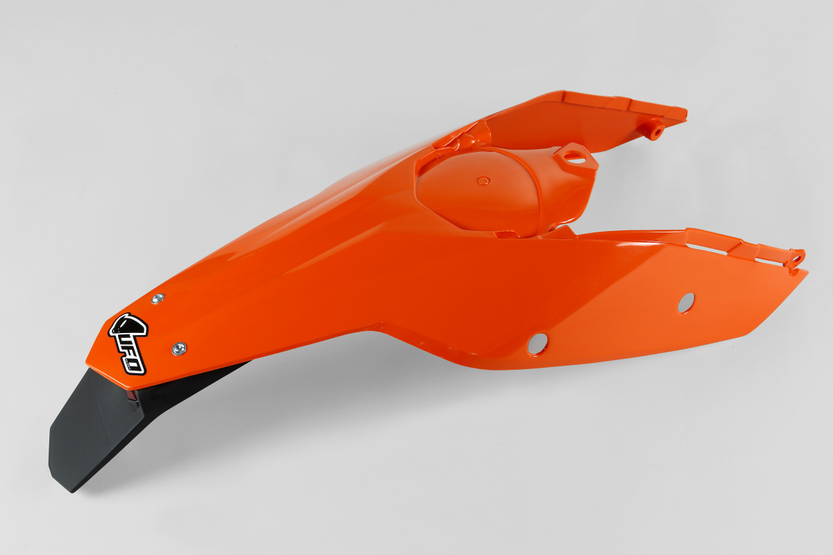 Rear Fender orange for Ktm EXC 125/XC W125 - EXC 250/XC W250 - EXC-F 250/XCF W250 - EXC 300/XC W300 - EXC-F 350/XCF W350 - E....