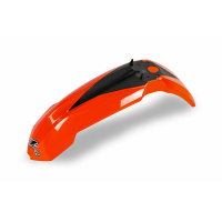 Parafanghi Anteriori arancio fluoro per Ktm SX 85 (2013-17) - PLASTICHE REPLICA - KT04040-FFLU - Ufo Plast