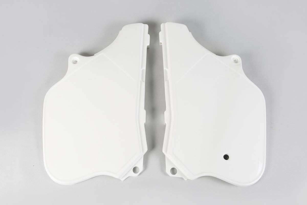 Side Panels white for Ktm SX 500 (1990-92) - SX 250/XC 250 (1990-92) - REPLICA PLASTICS - KT03002-047 - Ufo Plast