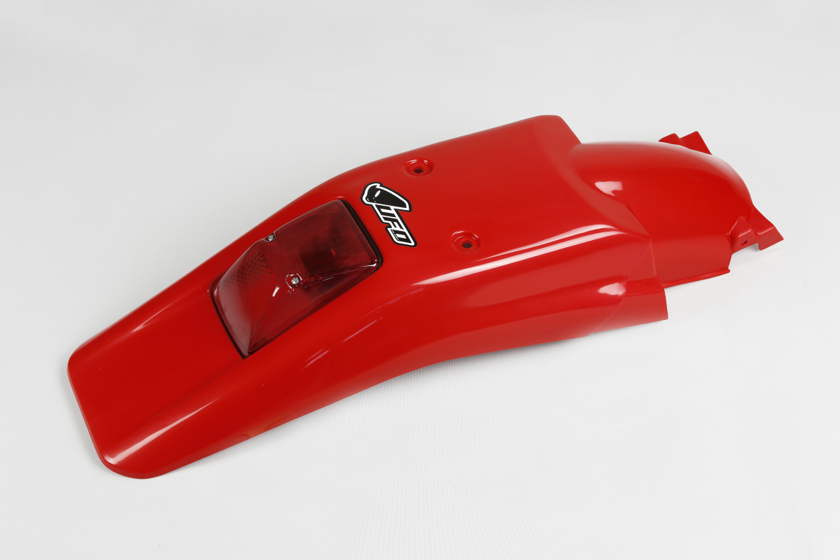 Parafango Posteriore rosso per Honda XR 250R (1996-25) - XR 400R (1996-25) - PLASTICHE REPLICA - HO03611-069 - Ufo Plast