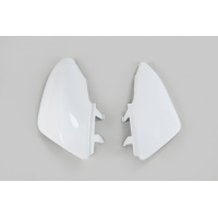 Fiancatine Laterali bianco per Honda CRF 50 (2004-25) - PLASTICHE REPLICA - HO03644-041 - Ufo Plast