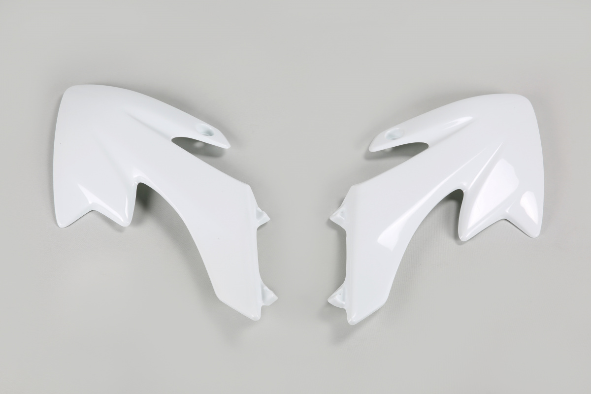 Radiator Covers white for Honda CRF 50 (2004-25) - REPLICA PLASTICS - HO03643-041 - Ufo Plast