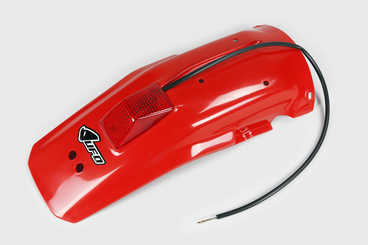 Parafango Posteriore rosso per Honda XR 600 (1988-02) - PLASTICHE REPLICA - HO02650-069 - Ufo Plast