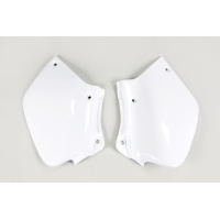 Side Panels white for Honda XR 250R (1996-25) - XR 400R (1996-25) - REPLICA PLASTICS - HO03612-041 - Ufo Plast