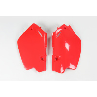 Fiancatine Laterali rosso per Honda CR 80 (1996-02) - PLASTICHE REPLICA - HO03626-070 - Ufo Plast