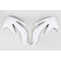 Radiator Covers white for Honda CRF 450X (2008-16) - REPLICA PLASTICS - HO04634-041 - Ufo Plast