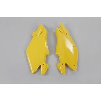 Fiancatine Laterali giallo per Husqvarna CR 125 (2005) - CR 250 (2005) - WR 125 (2005) - WR 250 (2005) - PLASTICHE REPLICA - ...