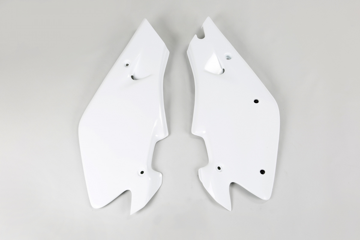 Fiancatine Laterali bianco per Husqvarna CR 125 (2000-03) - CR 250 (2000-03) - CR 360 (2000-03) - PLASTICHE REPLICA - HU03304...