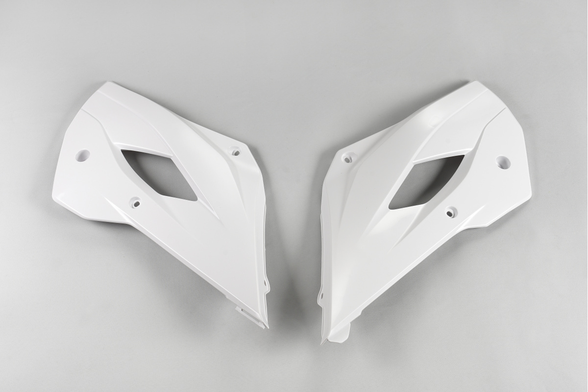 Radiator Covers white for Husqvarna TC 85 (2014-17) - REPLICA PLASTICS - HU03379-041 - Ufo Plast