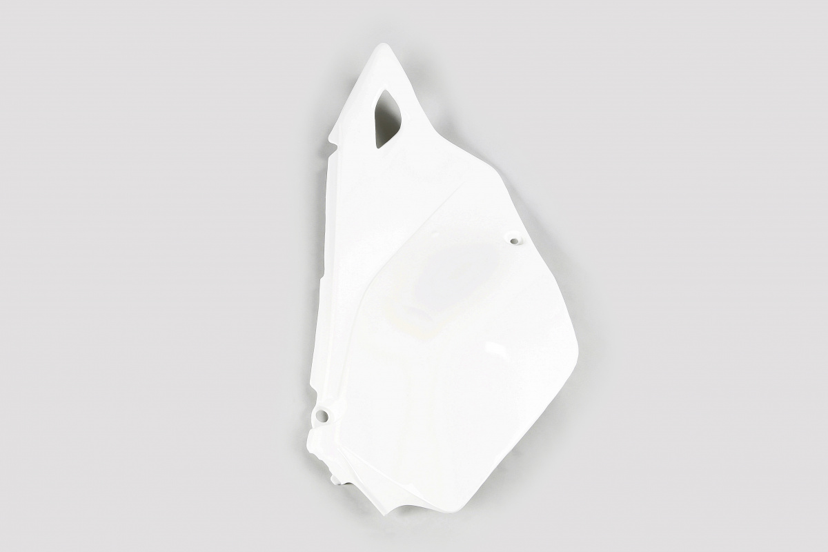 Side Panels white for Kawasaki KLX 400R (2003-25) - REPLICA PLASTICS - KA03745-047 - Ufo Plast