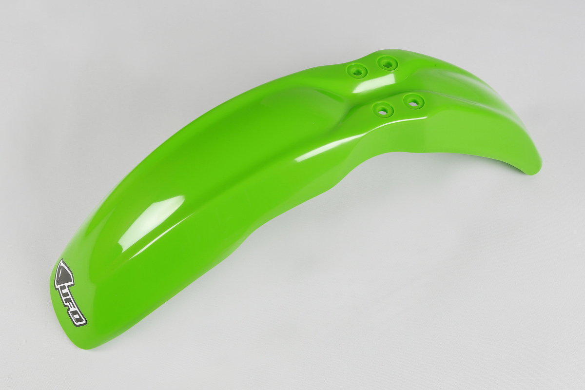 Parafanghi Anteriori verde per Kawasaki KX 65 (2001-25) - PLASTICHE REPLICA - KA03730-026 - Ufo Plast