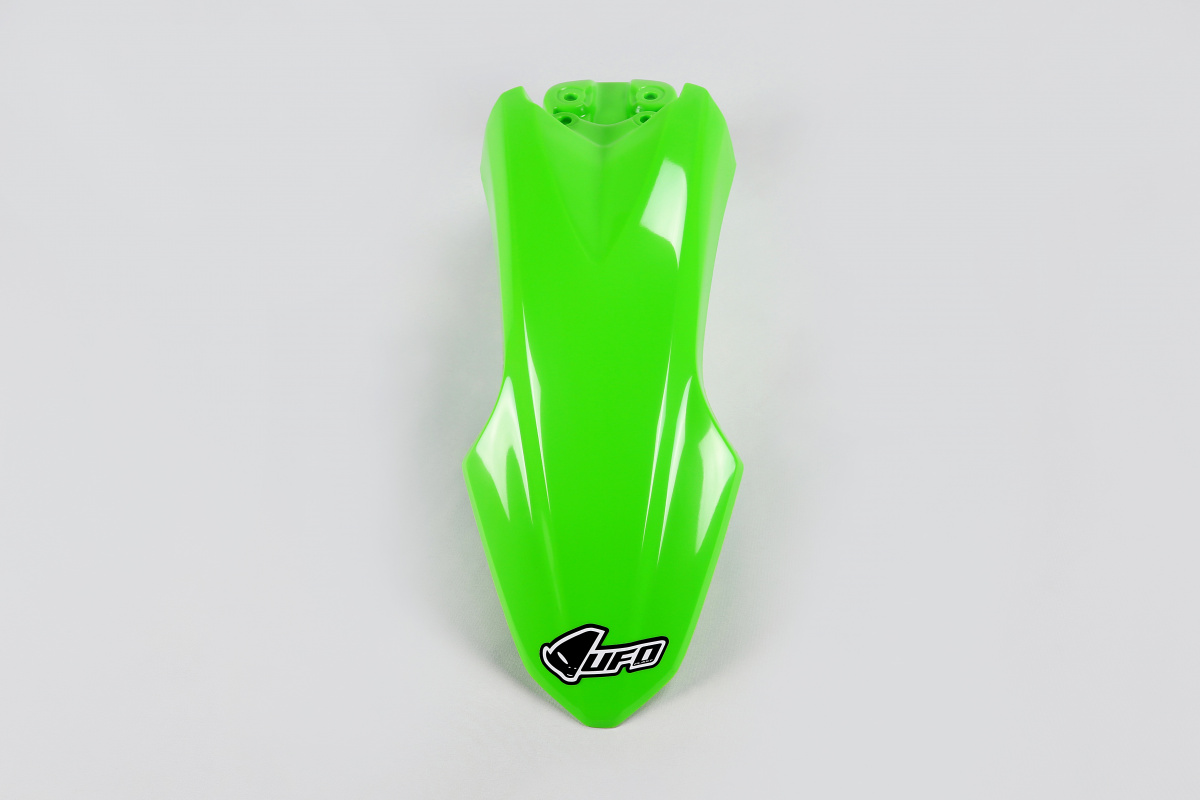 Front Fenders green for Kawasaki KLX 110 (2010-25) - REPLICA PLASTICS - KA04714-026 - Ufo Plast