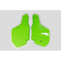 Side Panels green for Kawasaki KX 125 (1988-89) - KX 250 (1988-89) - KX 500 (1988-02) - KDX 200 (1990-94) - REPLICA PLASTICS ...