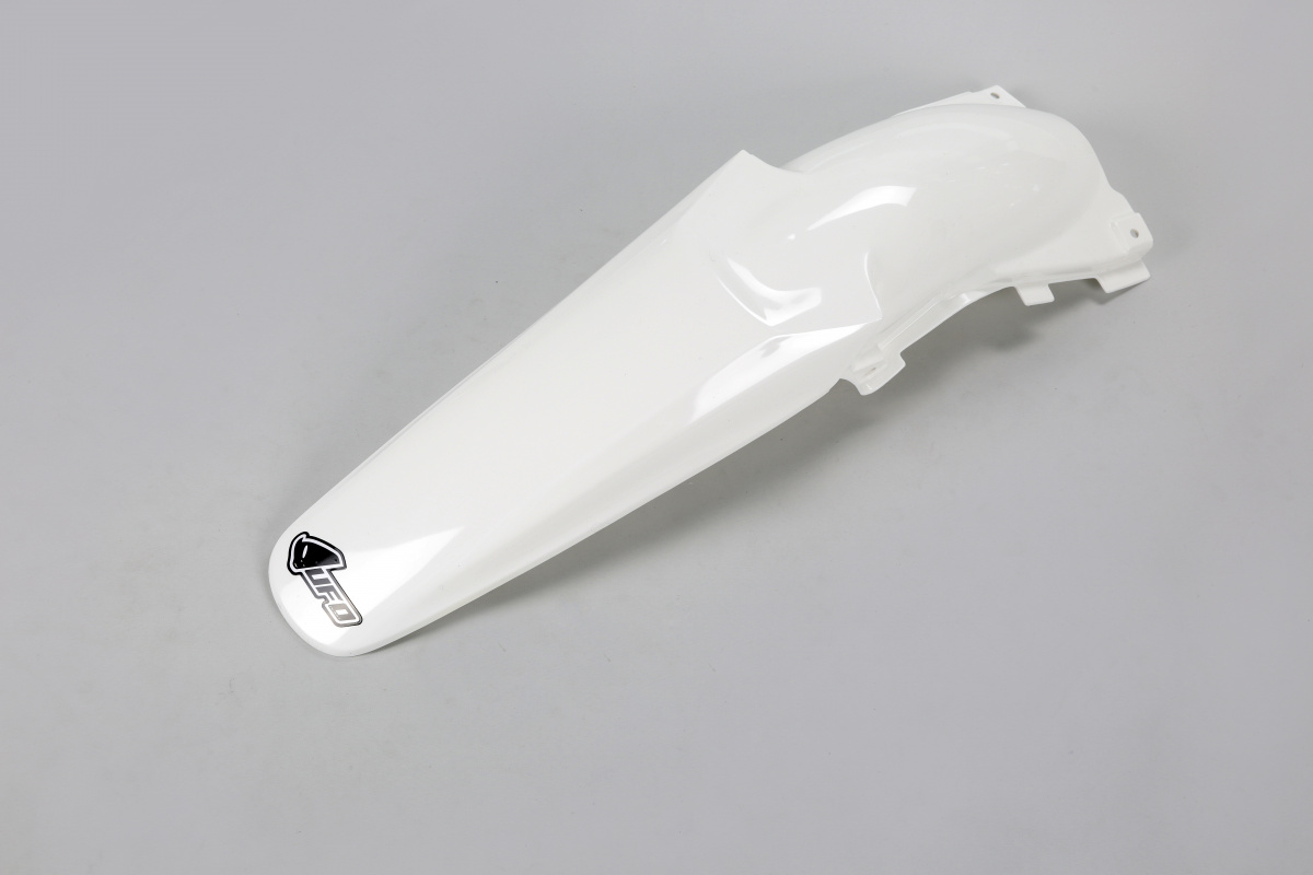 Parafango Posteriore bianco per Kawasaki KXF 250 (2004-05) - PLASTICHE REPLICA - KA03757-047 - Ufo Plast