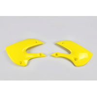 Radiator Covers yellow for Kawasaki KX 65 (2001-25) - KLX 110 (2001-09) - REPLICA PLASTICS - KA03733-102 - Ufo Plast