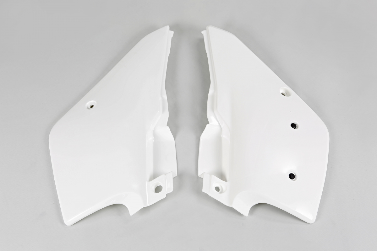 Side Panels white for Kawasaki KDX 200 (1995-25) - REPLICA PLASTICS - KA02788-047 - Ufo Plast