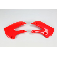 Convogliatori Radiatore rosso per Kawasaki KX 65 (2001-25) - KLX 110 (2001-09) - PLASTICHE REPLICA - KA03733-070 - Ufo Plast