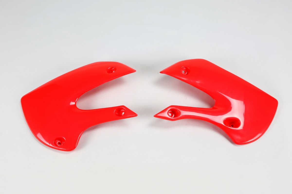 Convogliatori Radiatore rosso per Kawasaki KX 65 (2001-25) - KLX 110 (2001-09) - PLASTICHE REPLICA - KA03733-070 - Ufo Plast