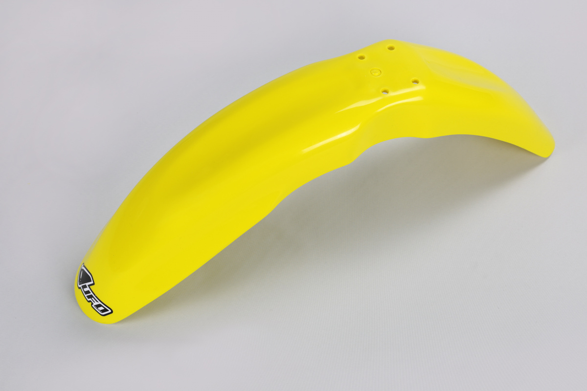 Parafanghi Anteriori giallo per Suzuki RM 85 (2000-25) - PLASTICHE REPLICA - SU03967-102 - Ufo Plast