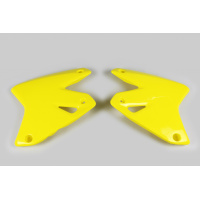 Convogliatori Radiatore giallo per Suzuki DRZ 400E (2000-25) - PLASTICHE REPLICA - SU03978-102 - Ufo Plast