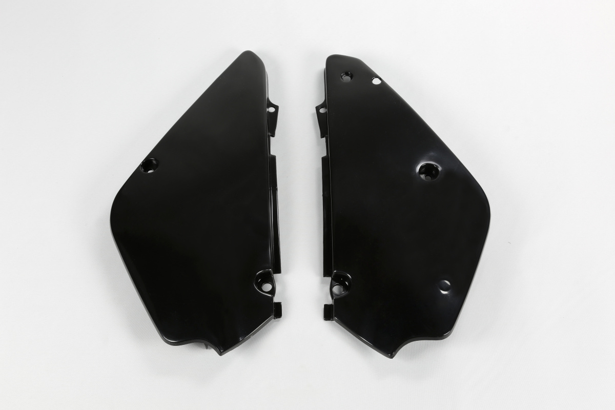 Side Panels black for Suzuki RM 85 (2000-25) - REPLICA PLASTICS - SU03970-001 - Ufo Plast