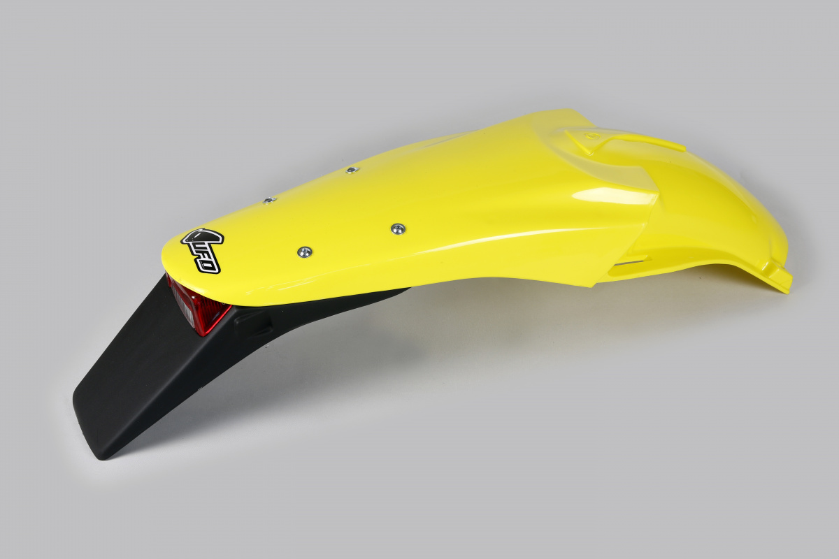 Parafango Posteriore giallo per Suzuki DRZ 400E (2000-25) - PLASTICHE REPLICA - SU03984-102 - Ufo Plast