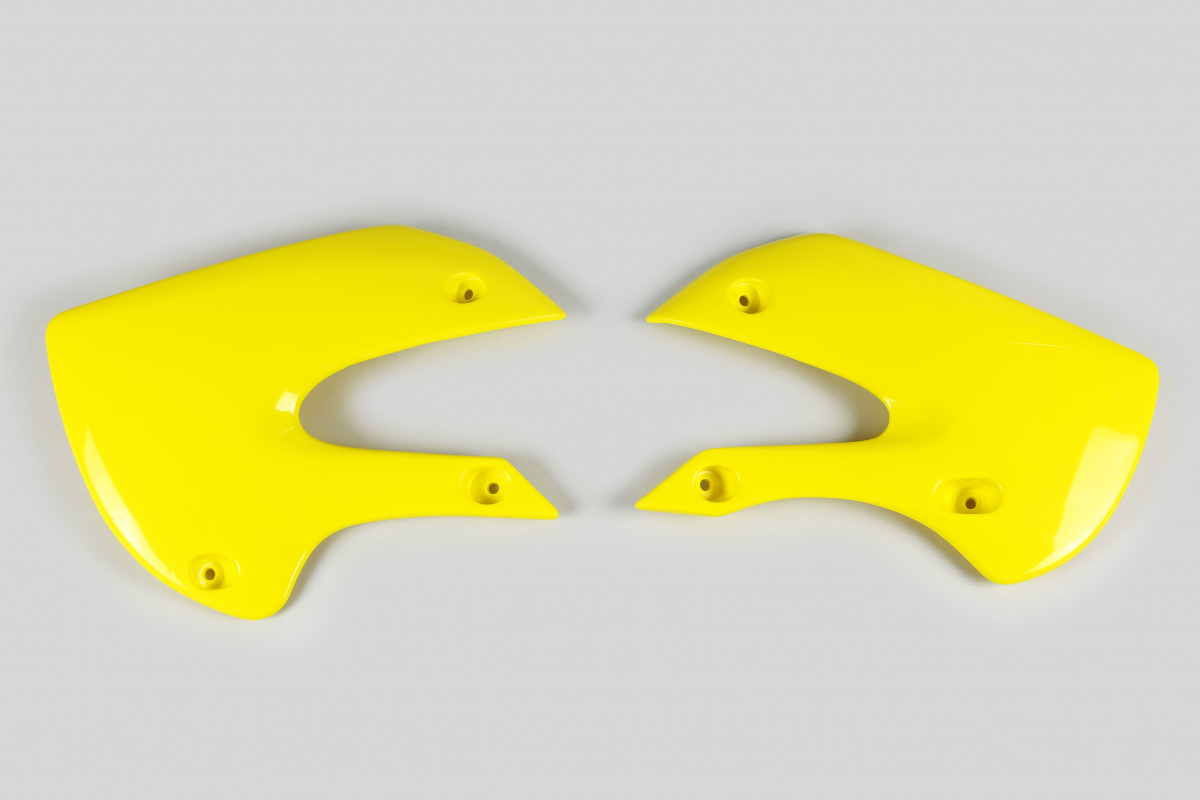 Convogliatori Radiatore giallo per Suzuki RM 65 (2003-25) - PLASTICHE REPLICA - SU03927-102 - Ufo Plast