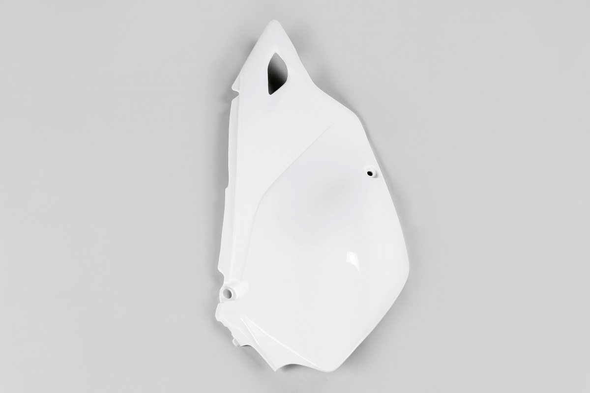 Fiancatine Laterali bianco per Suzuki DRZ 400E (2000-25) - PLASTICHE REPLICA - SU03981-041 - Ufo Plast