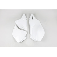 Fiancatine Laterali bianco per Suzuki DRZ 400E (2000-25) - PLASTICHE REPLICA - SU03979-041 - Ufo Plast