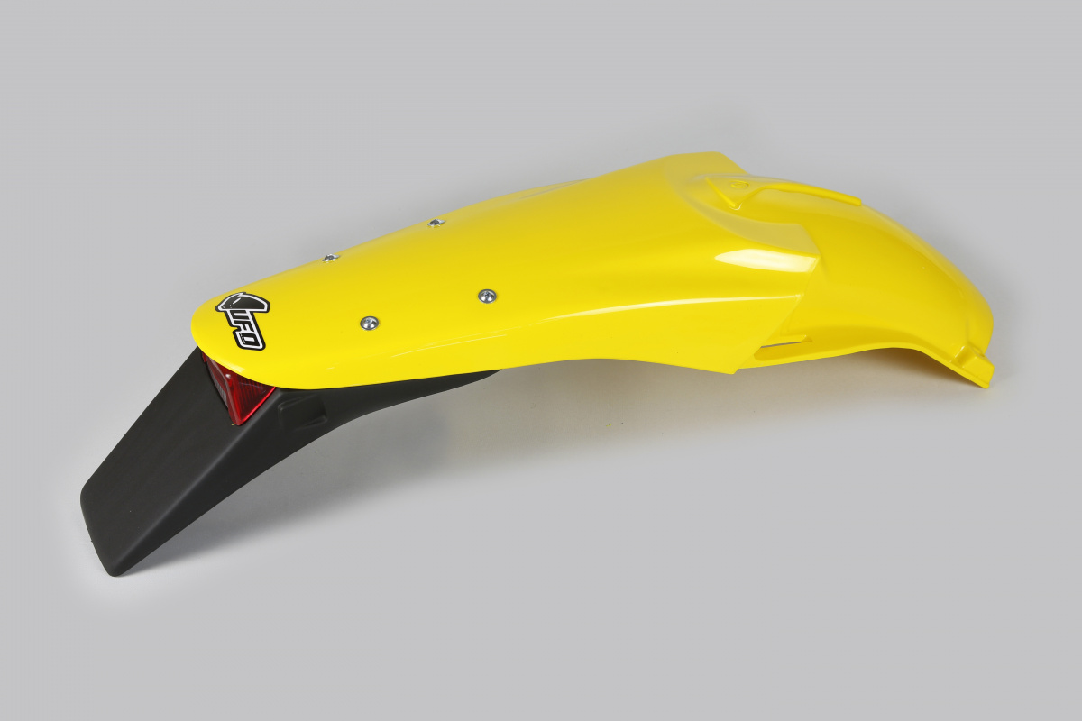 Parafango Posteriore giallo per Suzuki DRZ 400E (2000-25) - PLASTICHE REPLICA - SU03984-101 - Ufo Plast