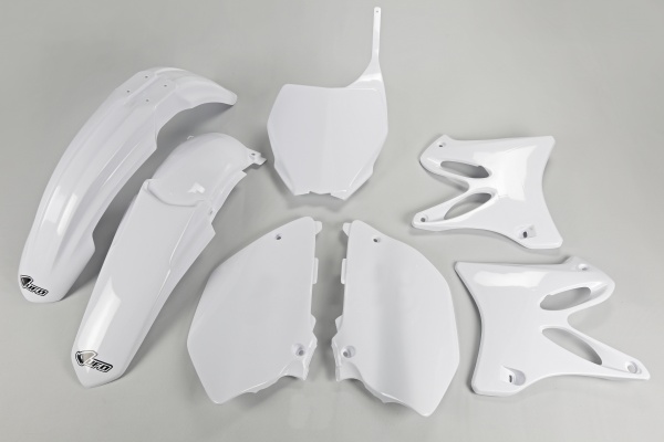 Kit Plastiche bianco per Yamaha YZ 125 (2006-14) - YZ 250 (2006-14) - PLASTICHE REPLICA - YAKIT307-046 - Ufo Plast