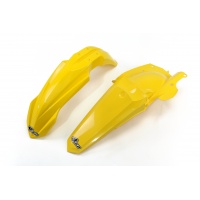 Kit Parafanghi giallo per Yamaha YZF 250 (2014-18) - YZF 450 (2014-17) - PLASTICHE REPLICA - YAFK318-101 - Ufo Plast