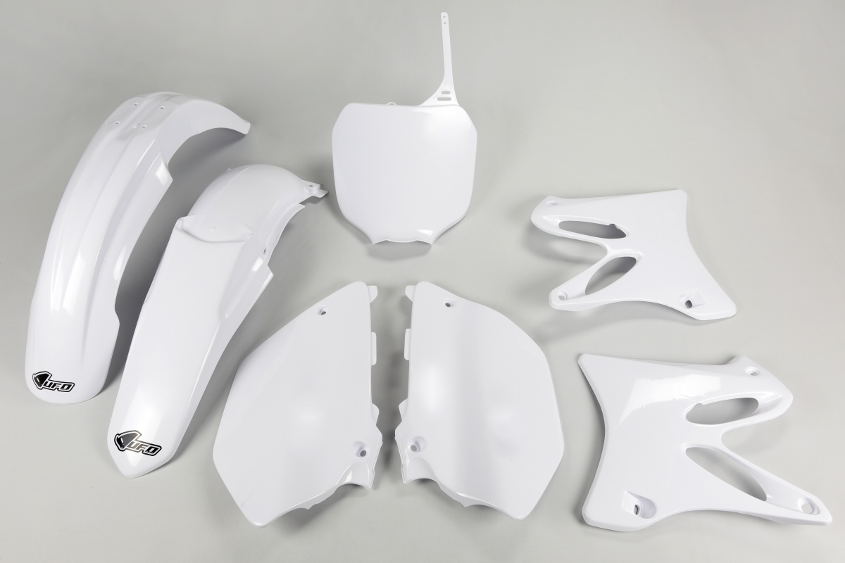 Kit Plastiche bianco per Yamaha YZ 125 (2002-05) - YZ 250 (2002-05) - PLASTICHE REPLICA - YAKIT301-046 - Ufo Plast