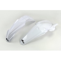 Kit Parafanghi bianco per Yamaha YZF 250 (2014-18) - YZF 450 (2014-17) - PLASTICHE REPLICA - YAFK318-046 - Ufo Plast