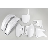 Kit Plastiche bianco per Yamaha YZF 250 (2001-02) - PLASTICHE REPLICA - YAKIT303-046 - Ufo Plast