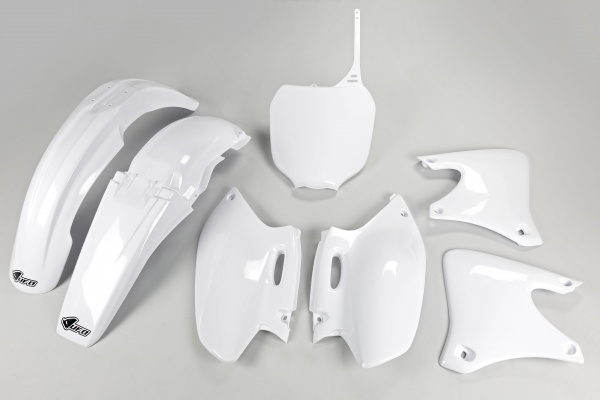 Kit Plastiche bianco per Yamaha YZF 250 (2001-02) - PLASTICHE REPLICA - YAKIT303-046 - Ufo Plast