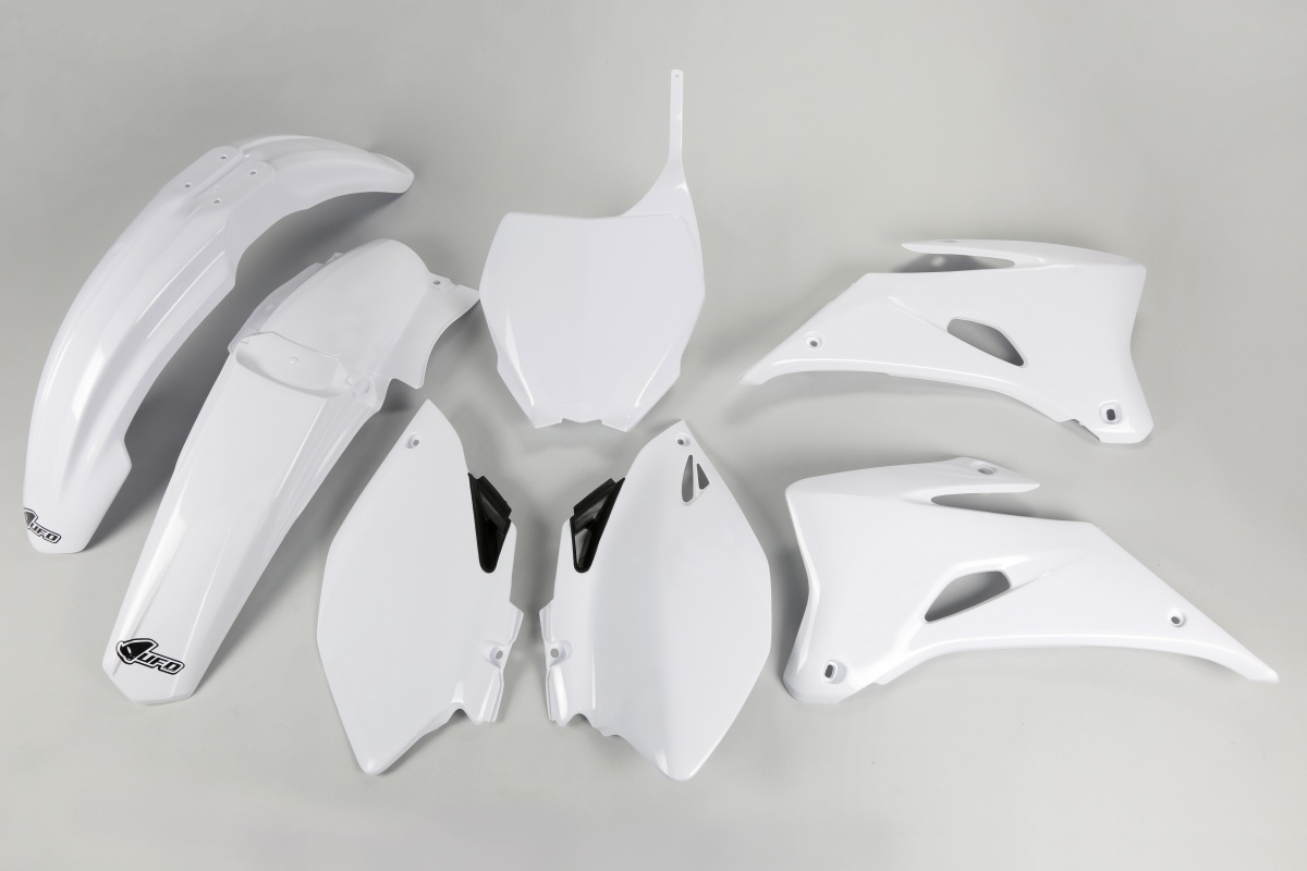 Kit Plastiche bianco per Yamaha YZF 250 (2006-09) - YZF 450 (2006-09) - PLASTICHE REPLICA - YAKIT305-046 - Ufo Plast