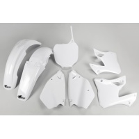 Kit Plastiche bianco per Yamaha YZ 125 (2000-01) - YZ 250 (2000-01) - PLASTICHE REPLICA - YAKIT300-046 - Ufo Plast