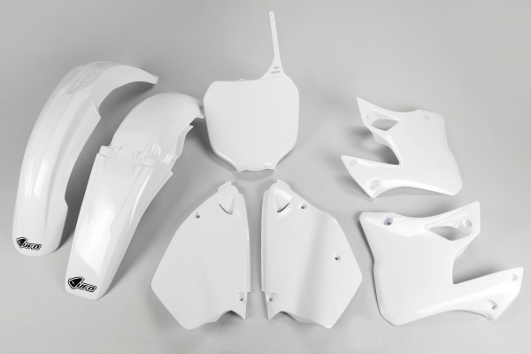 Kit Plastiche bianco per Yamaha YZ 125 (2000-01) - YZ 250 (2000-01) - PLASTICHE REPLICA - YAKIT300-046 - Ufo Plast