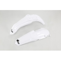 Kit Parafanghi bianco per Yamaha YZ 85 (2013-14) - PLASTICHE REPLICA - YAFK313K-046 - Ufo Plast