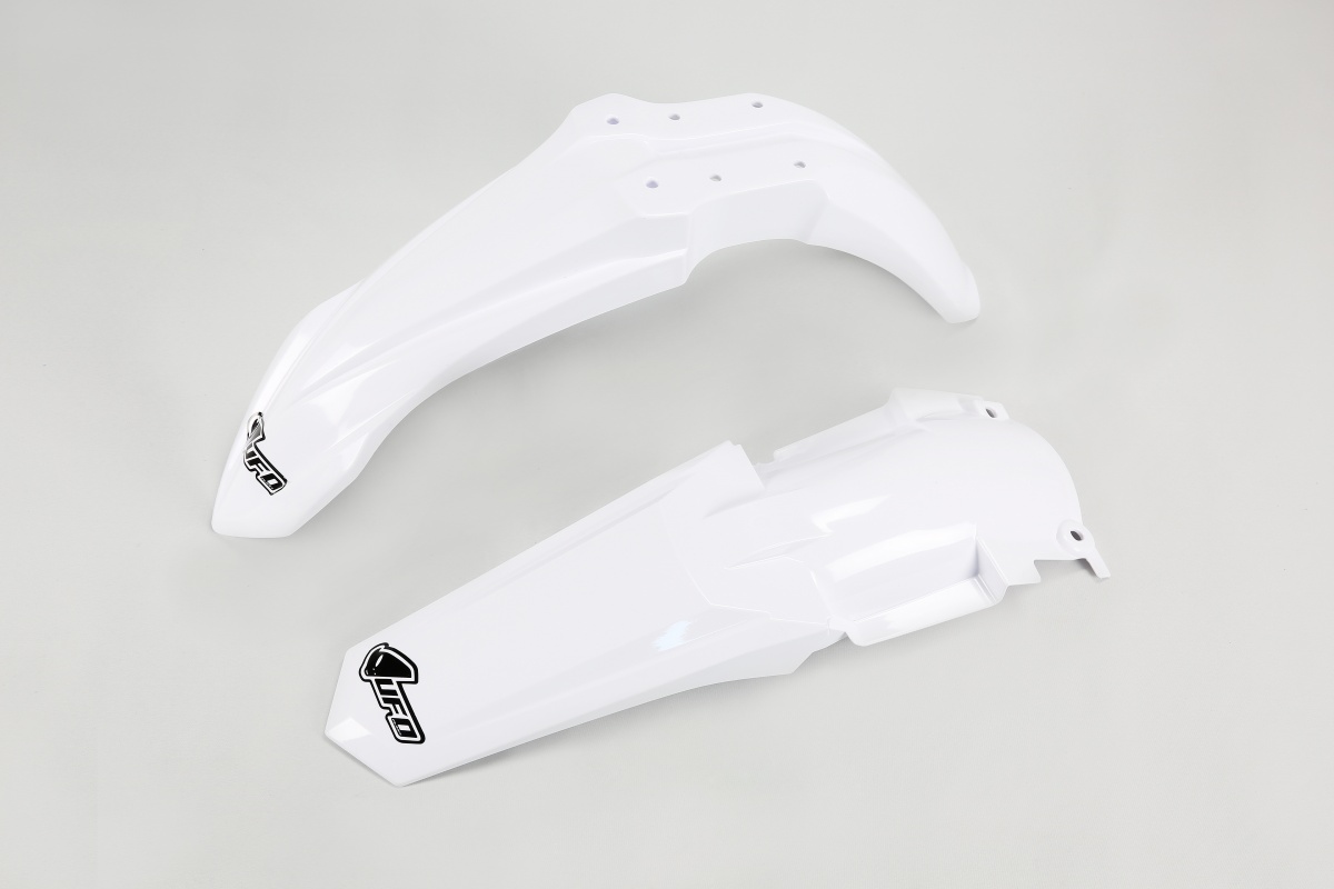 Kit Parafanghi bianco per Yamaha YZ 85 (2013-14) - PLASTICHE REPLICA - YAFK313K-046 - Ufo Plast