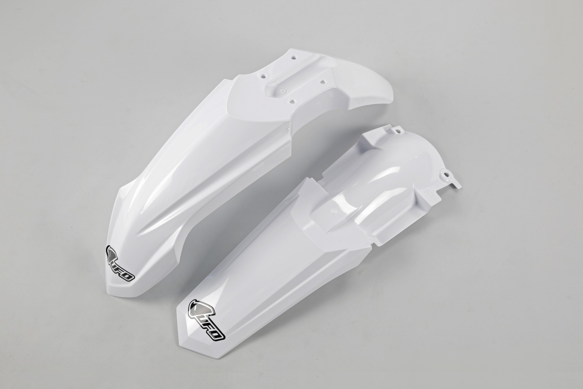 Kit Parafanghi bianco per Yamaha YZ 85 (2015-21) - PLASTICHE REPLICA - YAFK320-046 - Ufo Plast