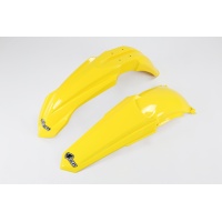 Kit Parafanghi giallo per Yamaha YZ 125 (2002-14) - YZ 250 (2002-14) - PLASTICHE REPLICA - YAFK312-101 - Ufo Plast