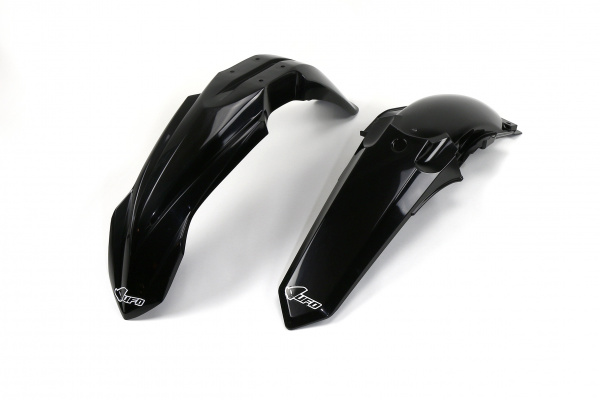 Kit Parafanghi nero per Yamaha YZ 125 (2015-21) - YZ 250 (2015-21) - PLASTICHE REPLICA - YAFK319-001 - Ufo Plast