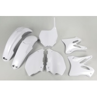 Kit Plastiche bianco per Yamaha YZ 125 (2006-14) - YZ 250 (2006-14) - PLASTICHE REPLICA - YAKIT302-046 - Ufo Plast