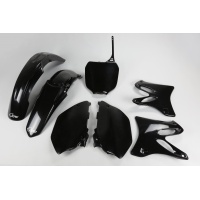 Kit Plastiche nero per Yamaha YZ 125 (2002-05) - YZ 250 (2002-05) - PLASTICHE REPLICA - YAKIT301-001 - Ufo Plast