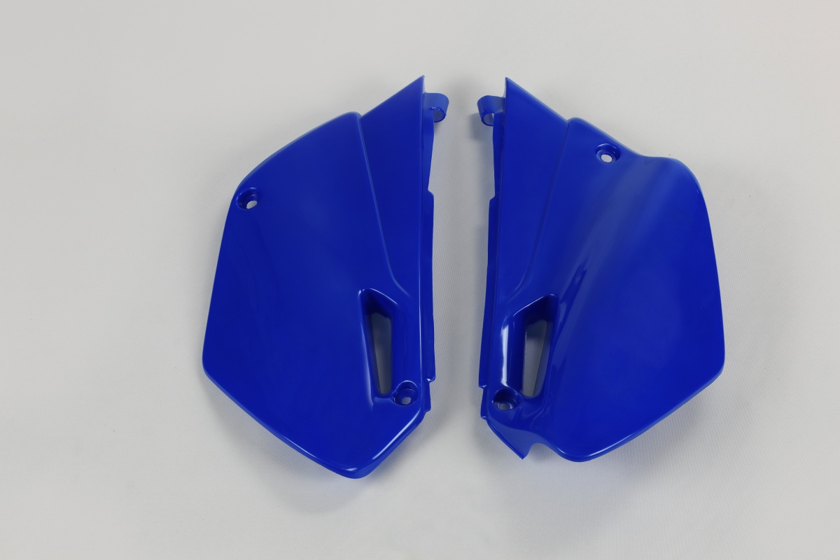 Fiancatine Laterali blu per Yamaha YZ 80 (2002) - YZ 85 (2002-14) - PLASTICHE REPLICA - YA03856-089 - Ufo Plast