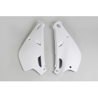 Fiancatine Laterali bianco per Yamaha YZ 80 (1993-01) - PLASTICHE REPLICA - YA02876-046 - Ufo Plast