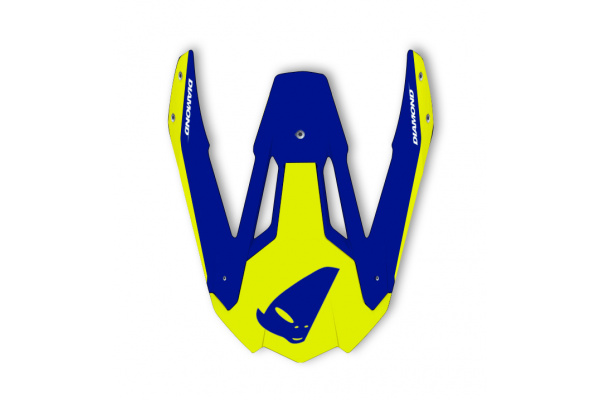 Frontino per casco motocross Diamond blu - Ricambi caschi - HR087 - Ufo Plast